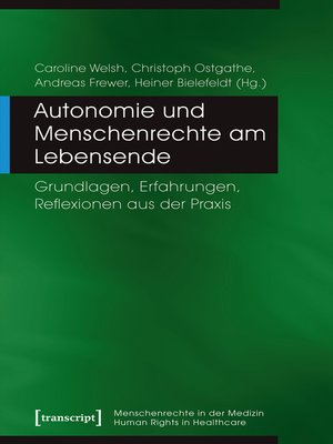 cover image of Autonomie und Menschenrechte am Lebensende